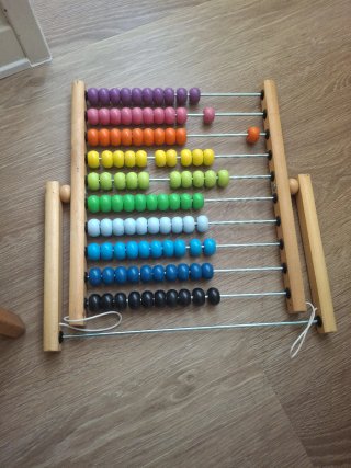 Ábaco infantil de madera