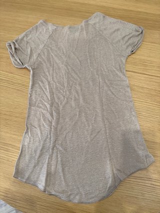 Camiseta Zara Beige Talla M (muy ancha).