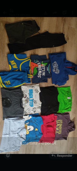 Lote Ropa Talla 7-8
