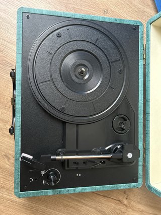 Tocadiscos Vintage Portátil 33/45/78 RPM