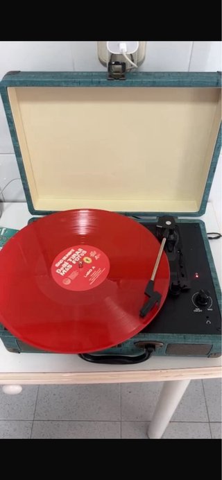 Tocadiscos Vintage Portátil 33/45/78 RPM