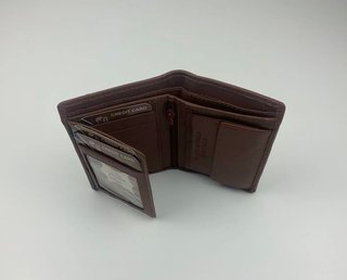Cartera Marrón de Piel