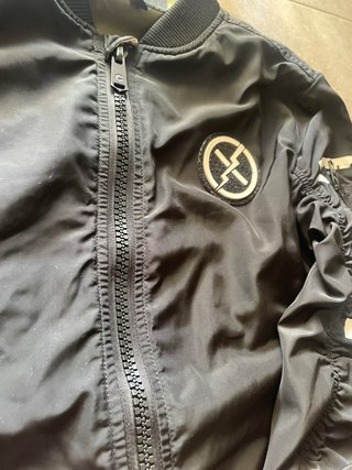 Chaqueta Bomber Cool Cat Negra Original