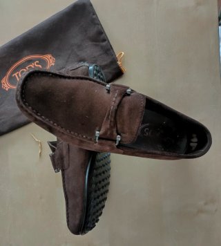 Mocasines Tod's ante hombre marrones