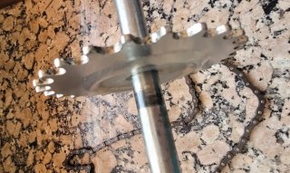 Pedalier y cadena Vespino F9