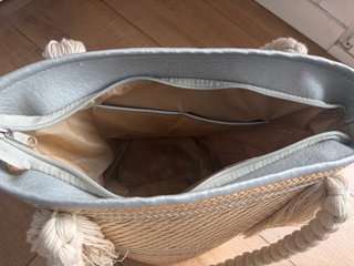 Bolso Wayuu Beige y Gris