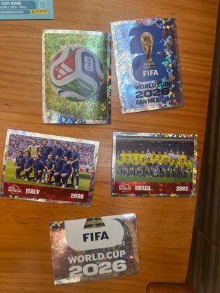 Cromos FIFA Mundial (Italia 2006, Brasil 2002,