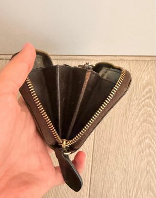Cartera con cremallera de Burberry