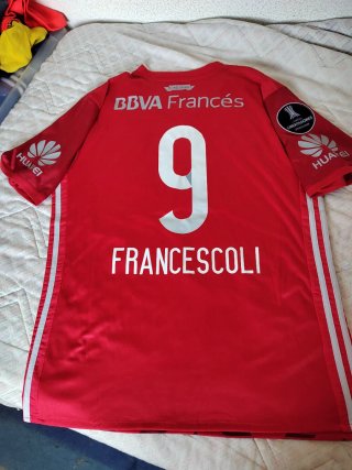 Camiseta River Plate Adidas Talla L #9 Francescoli
