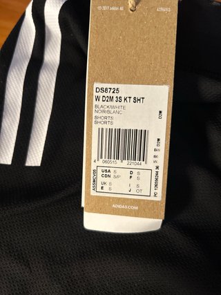 Pantalones cortos Adidas negros mujes NUEVOS