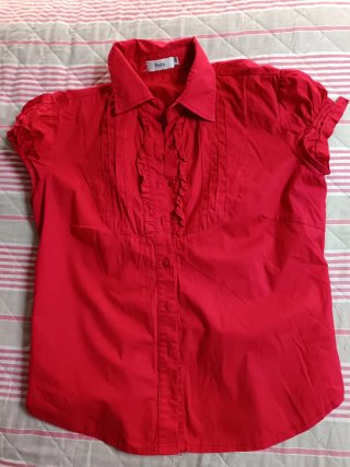 Blusa Festa Roja Talla L/40