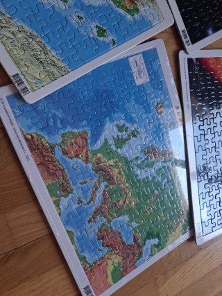 7 Puzzles Mundo, Europa, España y Sistema Solar