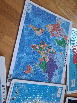 7 Puzzles Mundo, Europa, España y Sistema Solar
