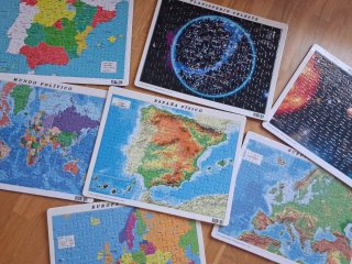 7 Puzzles Mundo, Europa, España y Sistema Solar