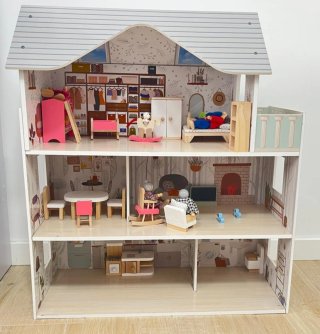 Casa muñecas madera 106 cm