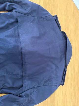 Gabardina Mango Azul Marino Talla XS