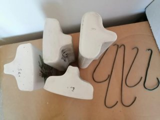 Umidificatori vintage ceramica floreale