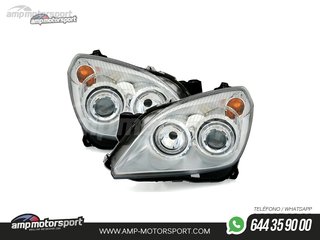 FAROS DELANTEROS OJOS DE ANGEL PARA OPEL ASTRA H