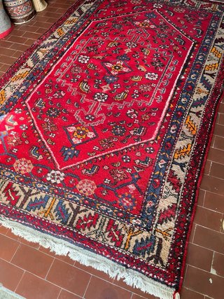 Tappeto Persiano Antico iran 215x130 vede certific