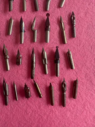 Lote de plumillas para caligrafía