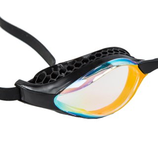 Gafas Natación Arena Airspeed Amarillo Negro Espejo