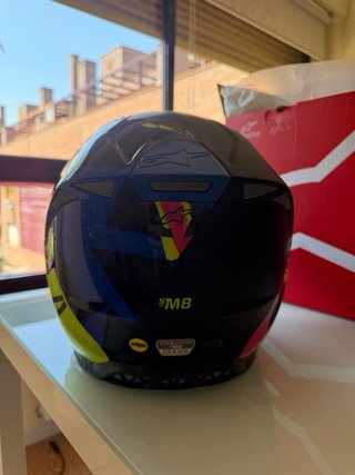 Casco Alpinestars S-M8 Echo Negro Nuevo