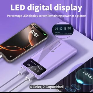 Batería Portátil SYJSHUANGXI 10000mAh rosado