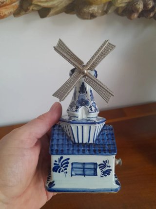 Carillon Mulino a Vento Blu Delft