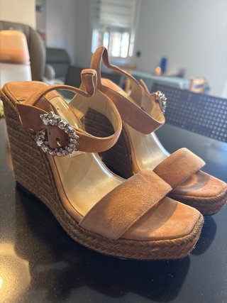 Sandalias Jimmy Choo Beige/Rosa