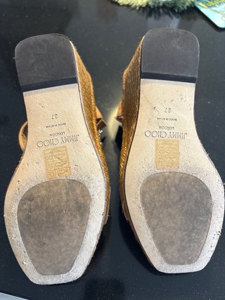 Sandalias Jimmy Choo Beige/Rosa