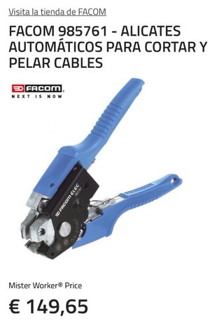Alicates Pelacables Automáticos FACOM
