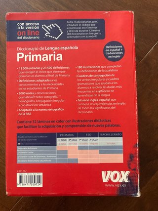 Diccionario de Primaria