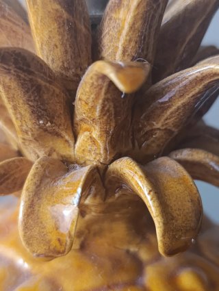 Lampada da tavolo ananas vintage anni '70