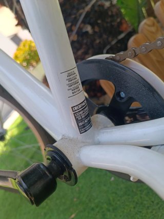Bicicleta B'Twin 100 20 Blanca