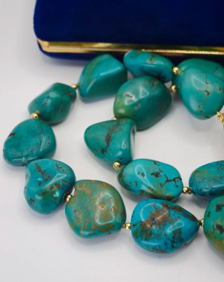 Collana Turchese Oro 18kt