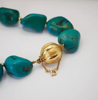 Collana Turchese Oro 18kt