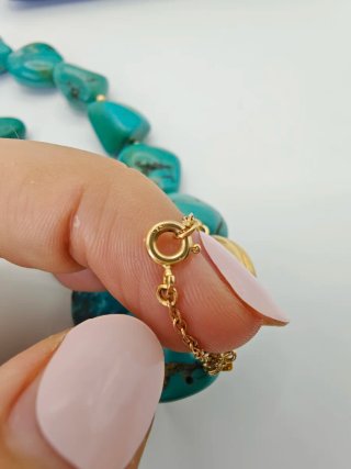 Collana Turchese Oro 18kt