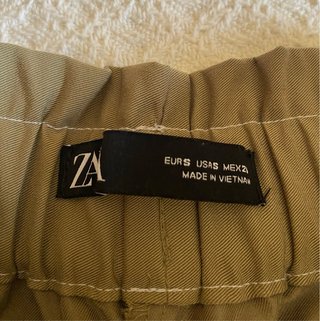 Pantalón Zara Oliva Talla S