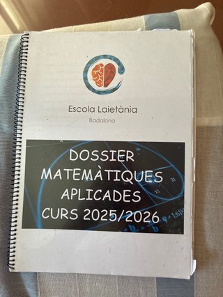 Dossier matematicas aplicades curso 2025/2026