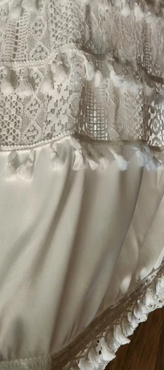 Vestido Ibicenco Blanco Crochet