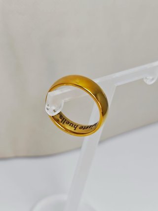 Anillo Titanio Grabado Dejaste Huella