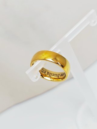 Anillo Titanio Grabado Dejaste Huella