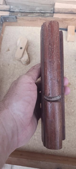 6 cepillos carpintero antiguos, de madera