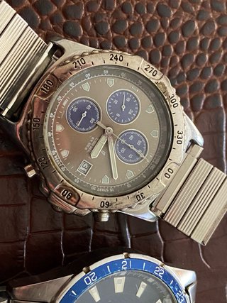 Relojes Seiko, Casio y Festina Plata