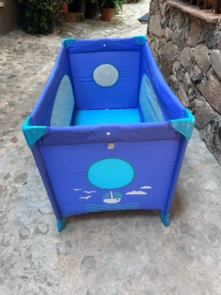 Cuna de viaje Chicco azul