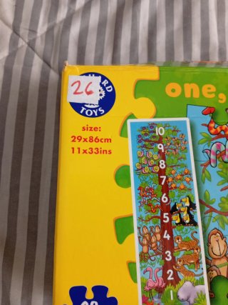 Puzzle infantil números y animales