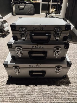 Set 3 Maletas Aluminio RALPH