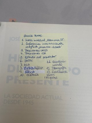 Historia del tiempo presente - Jose Manuel Azcona