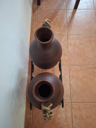 Juego de 2 jarrones decorativos