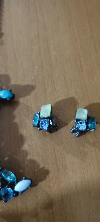 Parure collana e orecchini fatti a mano